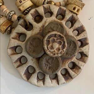 Brutalist 1960s 1970s MCM Midcentury Modern Earthenware Clay